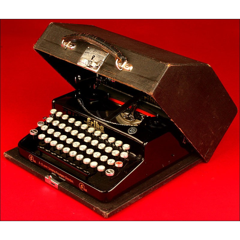 Decorative Decorative Erika Typewriter Model 5, ca. 1910.