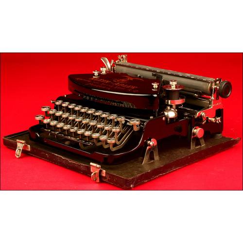 Decorative Adler Typewriter with Case. Germany, early s. XX.