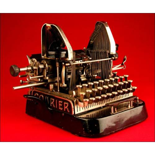 Rare Courier Side Stroke Typewriter. Austria, 1903.