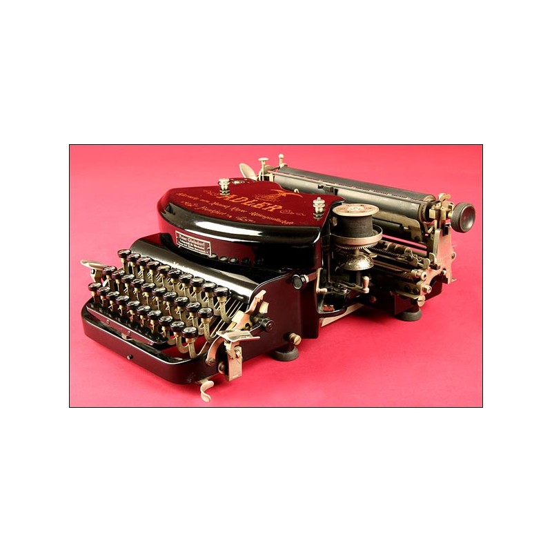 Beautiful German Adler Model No. 7 Typewriter, made in 1901.