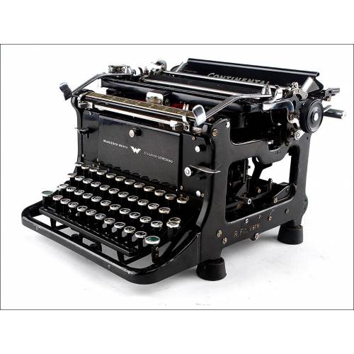 Máquina de Escribir Continental Standard en Muy Buenas Condiciones. Alemania, 1941. En Funcionamiento