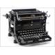 Máquina de Escribir Continental Standard en Muy Buenas Condiciones. Alemania, 1941. En Funcionamiento