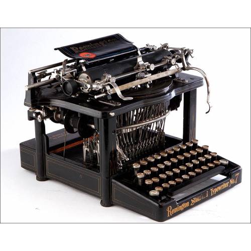 Fantástica Máquina de Escribir Remington Standard Nº7, EEUU, Circa 1905