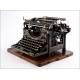 Antigua Máquina de Escribir Underwood Funcionando Muy Bien. Nueva York, 1913