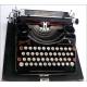 Impressive Rheinmetall Portable Typewriter in perfect working order. Germany, 1931
