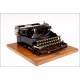 Elegant Senta Portable Typewriter. Germany, Circa 1920. Original Case