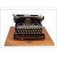 Elegant Senta Portable Typewriter. Germany, Circa 1920. Original Case