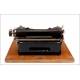 Elegant Senta Portable Typewriter. Germany, Circa 1920. Original Case