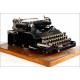 Elegant Senta Portable Typewriter. Germany, Circa 1920. Original Case