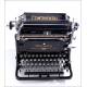 Beautiful Continental Typewriter in Very Good Condition. Germany, 1930's