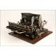 Rare Imperial Portable Typewriter in very good working condition. England, Circa 1915
