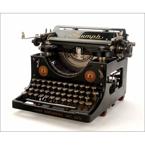 Imposing Triumph Typewriter in Magnificent Condition. Germany, Circa 1911