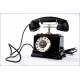 Teléfono Sueco Ericsson Fabricado en los Años 30. Adaptado a la Línea Telefónica y Funcionando
