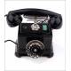 Teléfono Sueco Ericsson Fabricado en los Años 30. Adaptado a la Línea Telefónica y Funcionando