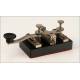 Attractive Morse Key For Telegraph Station. 20's-30's 20th Century