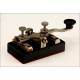 Attractive Morse Key For Telegraph Station. 20's-30's 20th Century