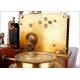 Well preserved and working antique telegraph station. Germany, Circa 1900