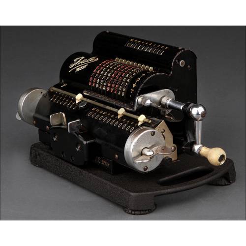 Elegante Calculadora Thales Fabricada en Alemania en los Años 30. En Perfecto Funcionamiento