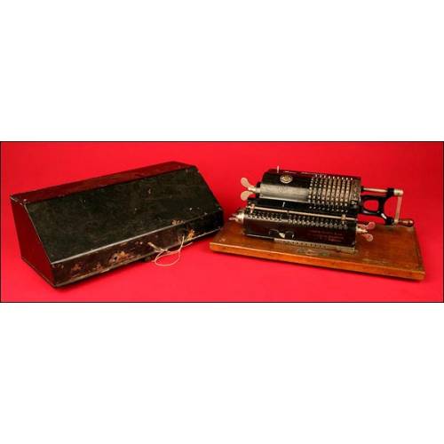 Brunsviga B System Odhner Calculator, 1907. In perfect working order.