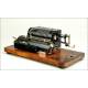 Fantastic Antique Thales A1 Calculator with Original Cover. Germany, 1912
