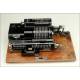 Beautiful Triumphator C Mechanical Calculator with Original Cover. Germany, 20's-30's