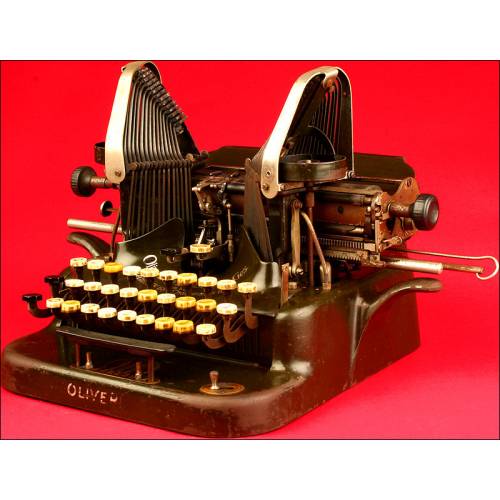 Rare Oliver Side Knock Typewriter No. 5. Berlin, 1912.