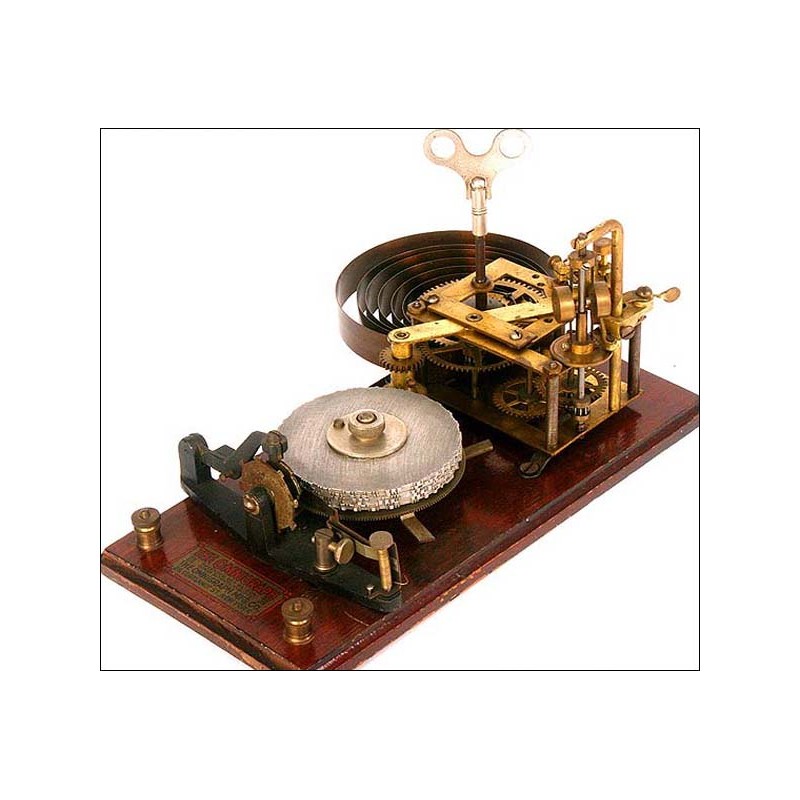 Omnigraph. Rare antique morse training device. 1910