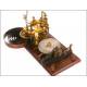 Omnigraph. Rare antique morse training device. 1910