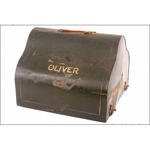 Extraordinary Oliver 5 typewriter + extras. 1910