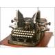 Extraordinary Oliver 5 typewriter + extras. 1910