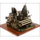 Extraordinaria máquina de escribir Oliver 5 + extras . 1910