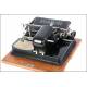 Mignon typewriter, complete even with key! 1923