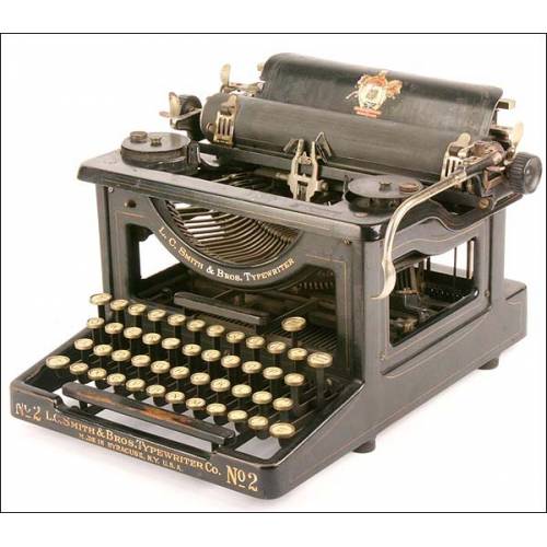 Maquina escribir L.C. Smith nº2. 1910