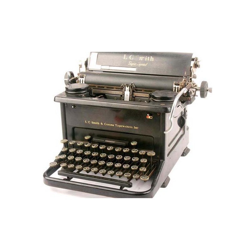 Antigua máquina de escribir L.C Smith Super Speed. 1937