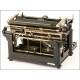 Antique Underwood typewriter. 1915