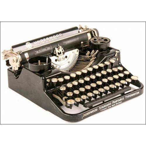 Máquina de escribir Underwood Portátil. 1924