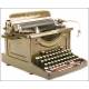 L. C. Smith 8-10 Secretarial Typewriter. 1915