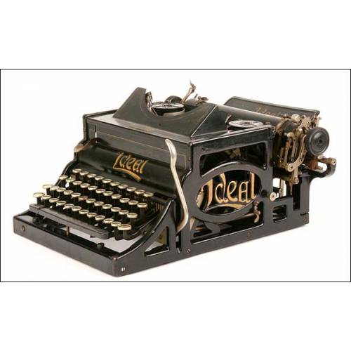 Máquina de escribir Ideal. 1900