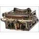 Máquina de escribir Ideal. 1900