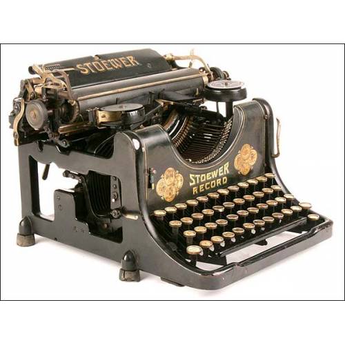 Máquina de escribir Stoewer. 1915