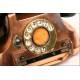 Copper switchboard telephone. Copper switchboard telephone. 1950's. Perfect working order.