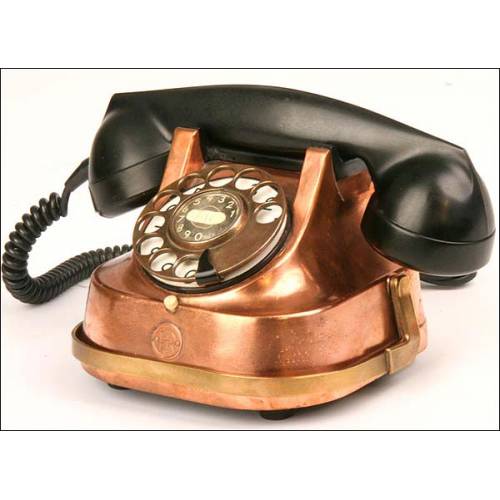 Copper telephone. Copper telephone. 50's. Perfect working order