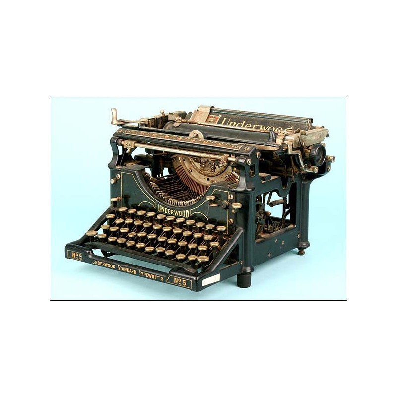 Máquina de escribir Underwood, Nº5.C.1915