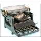 Máquina de escribir Rheinita, circa 1929.