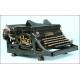Ideal Typewriter Mod. A Circa 1900
