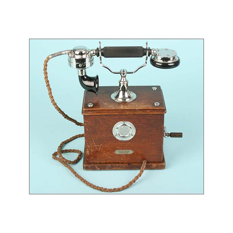 Teléfono Friedr Reiner RTV Mod.08, Circa.1910.
