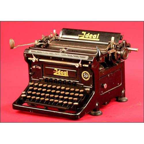 Máquina de escribir Ideal Estéticamente Perfecta. 1915