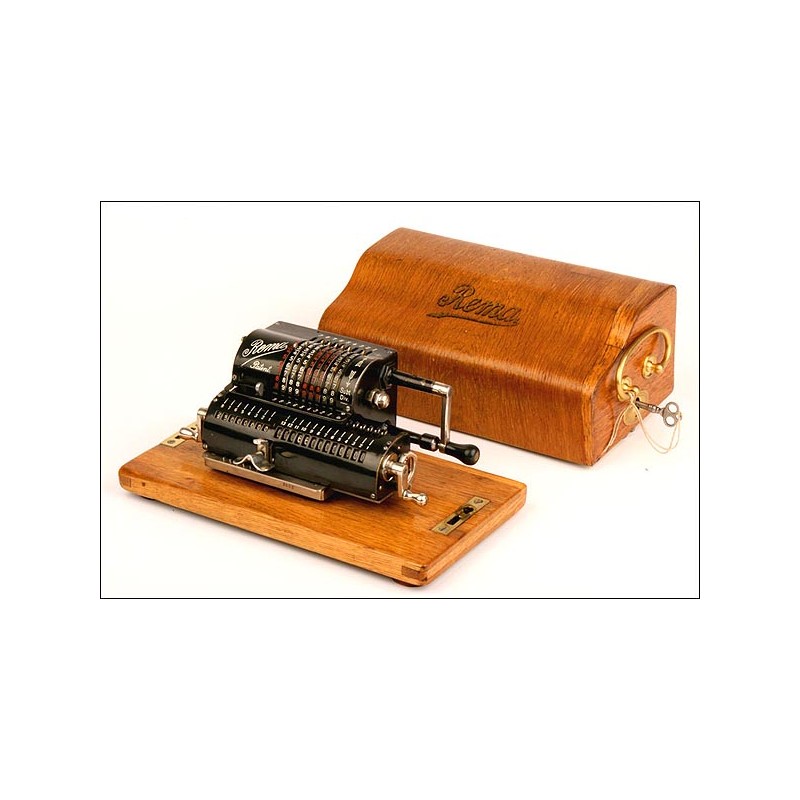 Rema calculator machine. Magnificently preserved. 1910
