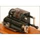 Rema calculator machine. Magnificently preserved. 1910