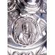 Antique Solid Silver Chalice with Paten. France, Late XIX Century